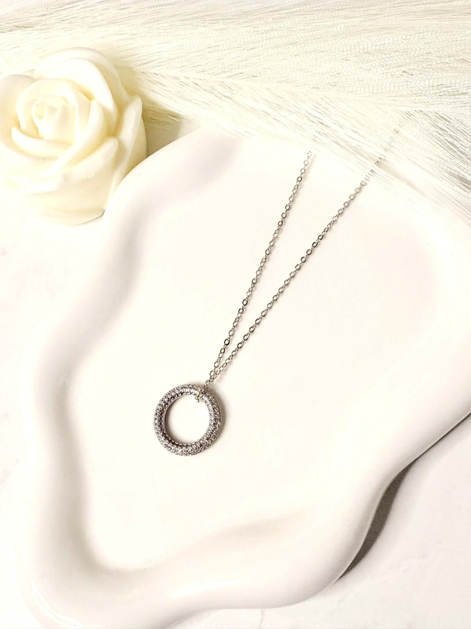 GIULI - Collier Cercle en Acier Inoxydable