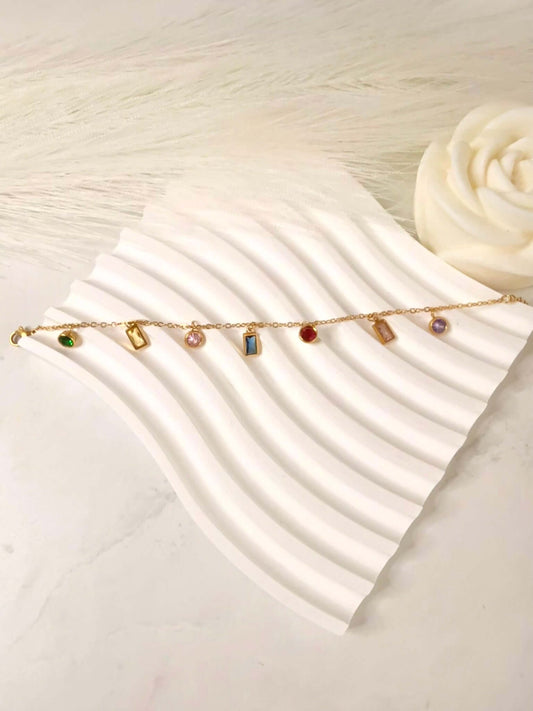 HARMONIE - Bracelet Pierre Multicolores Élégant