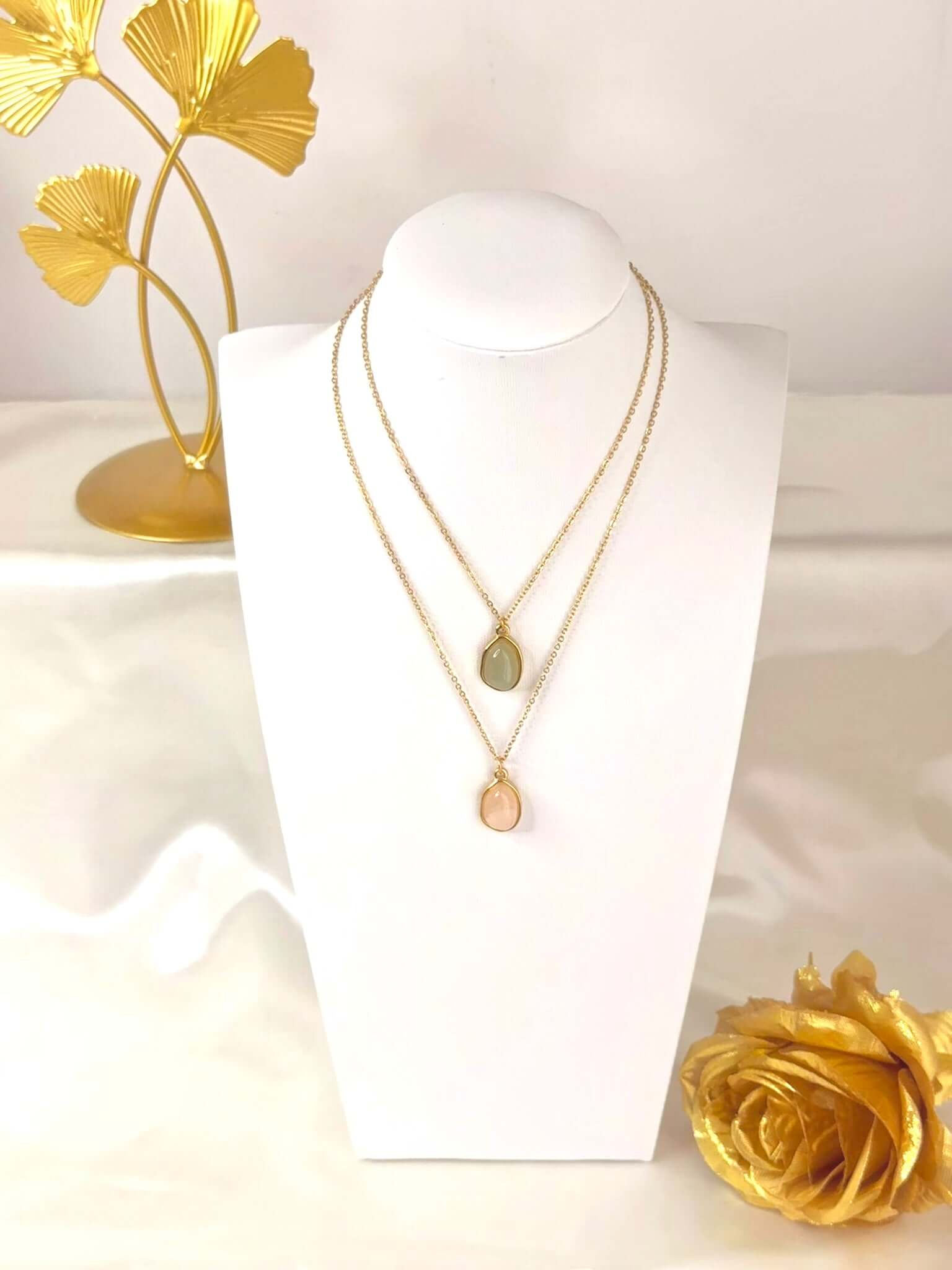 HILONA Collier en Pierre Naturelle | Bohojoy