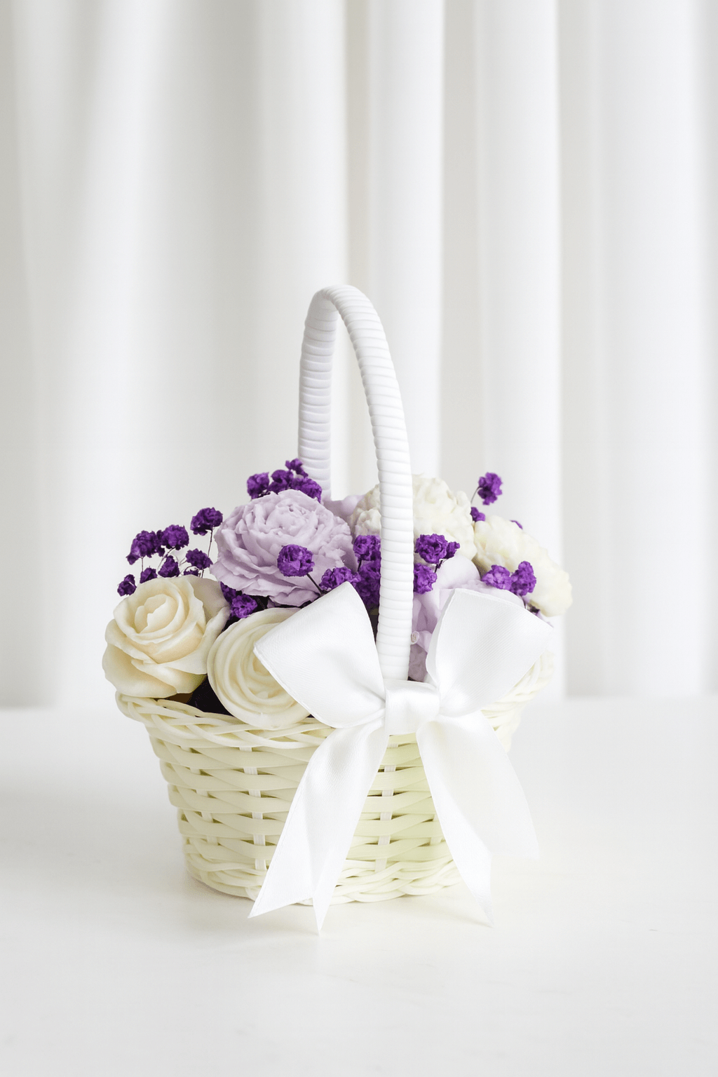 Bougie Mini PANIER FLORAL - BOHOJOY