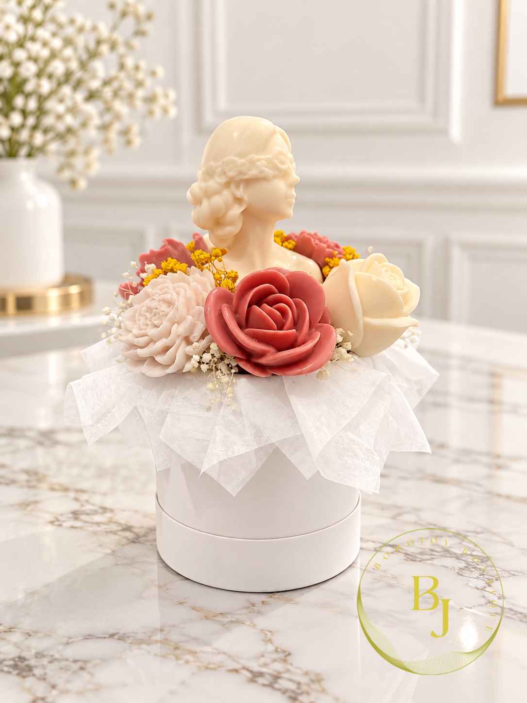 Bouquet ROSALIE fondants parfumés rose poudré – BOHOJOY