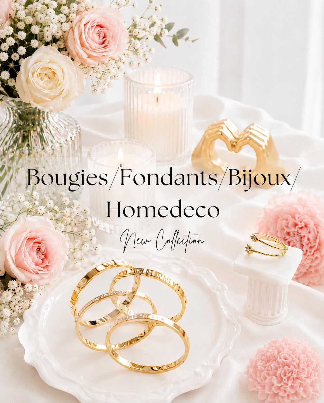Bougies, fondants, bijoux et home déco BOHOJOY