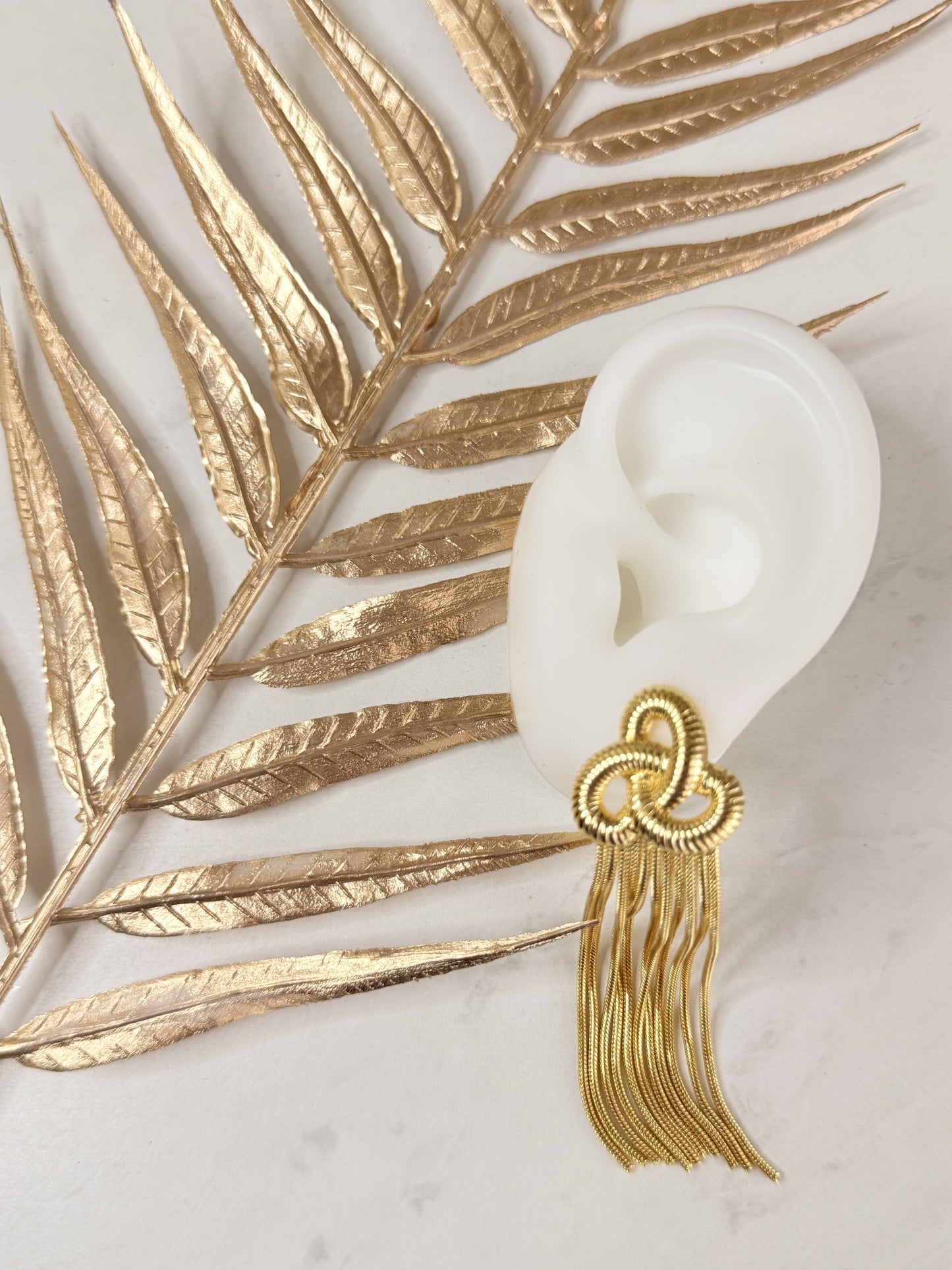 NINA - Boucles d'Oreilles Pendantes en Acier Inoxydable