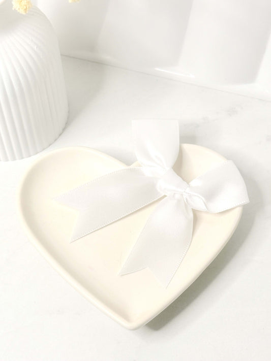 Plateau en Forme de Cœur en Résine Jesmonite - Artisanat Français fait main | Bohojoy