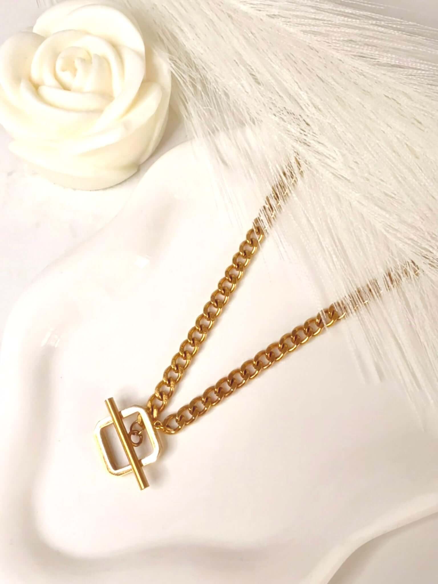 TAO - Collier Hip Hop en Acier Inoxydable