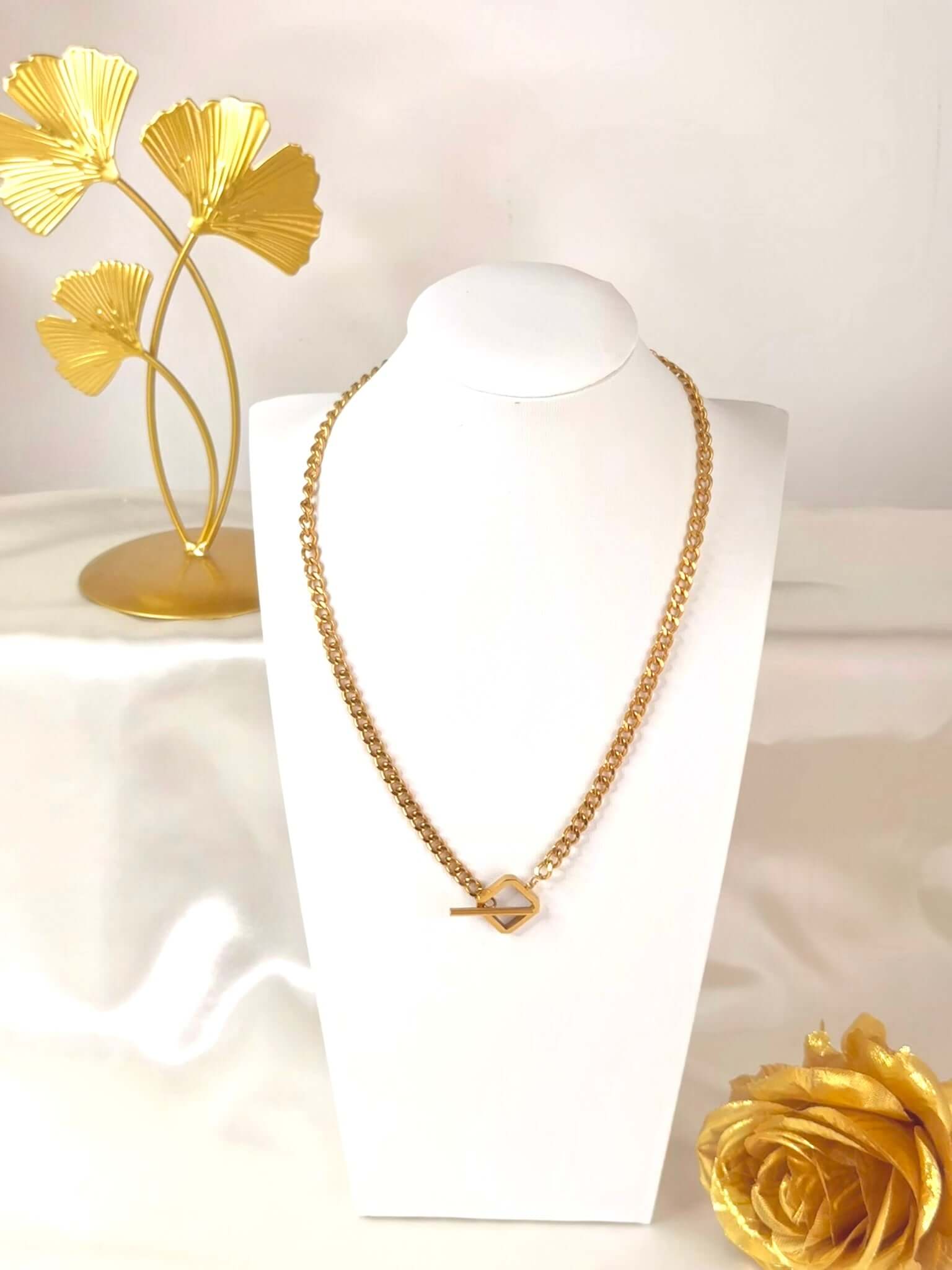 TAO - Collier Hip Hop en Acier Inoxydable